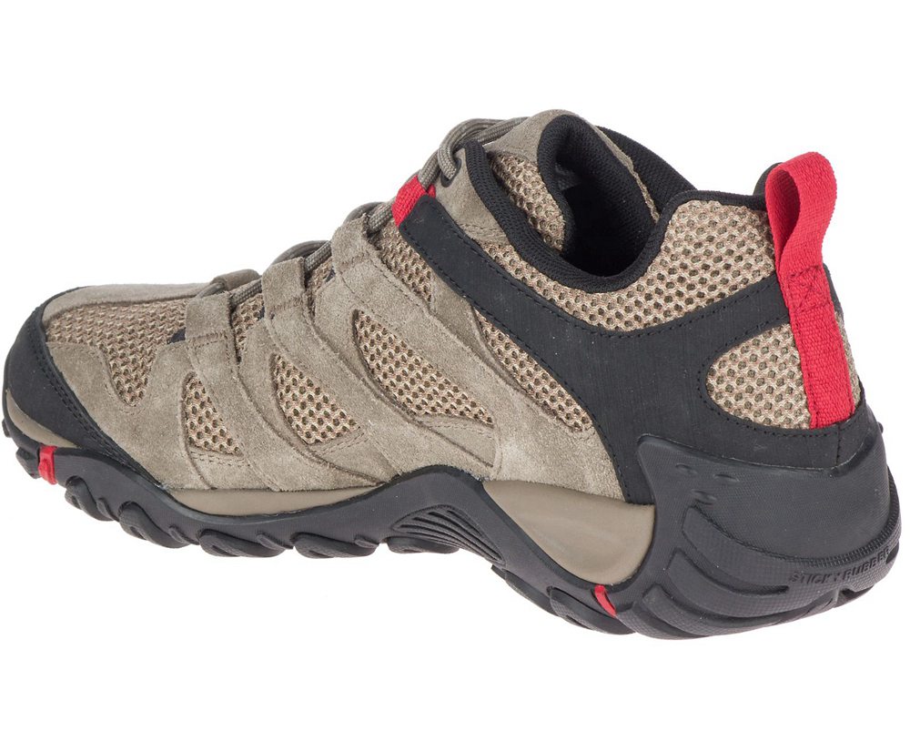 Buty Trekkingowe Merrell Męskie Brązowe - Alverstone - 613742-OFU